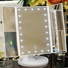 Foldable LED mirror