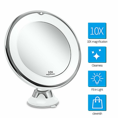 10x magnifying mirror with led - mirror,
