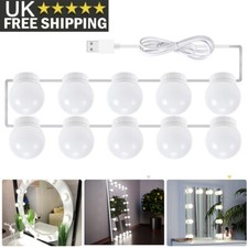 10 LED Bulbs USB Mirror Lights