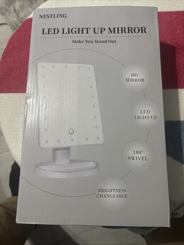 Led light mirror - light, up
