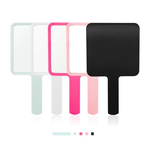 Hand held makeup mirror - held,