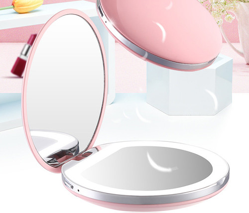 Led mirror pocket makeup - led,