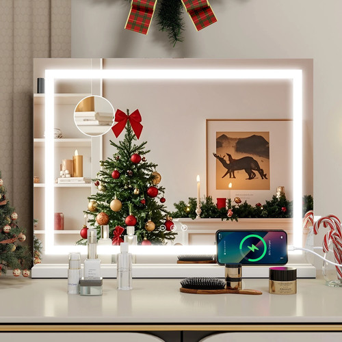 Hollywood large makeup mirror - makeup,